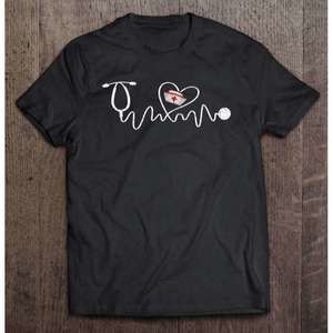 Stethoscope Caduceus Heartbeat Nurse Unisex Shirt